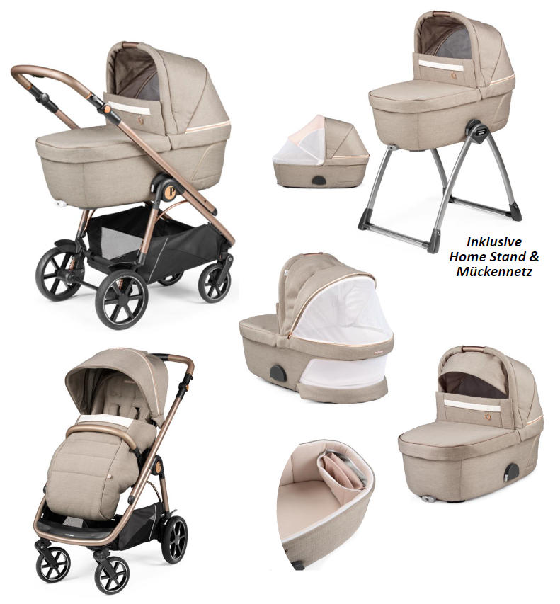 Peg Perego Veloce TC Kombikinderwagen (neue Version) inkl. Home Stand,