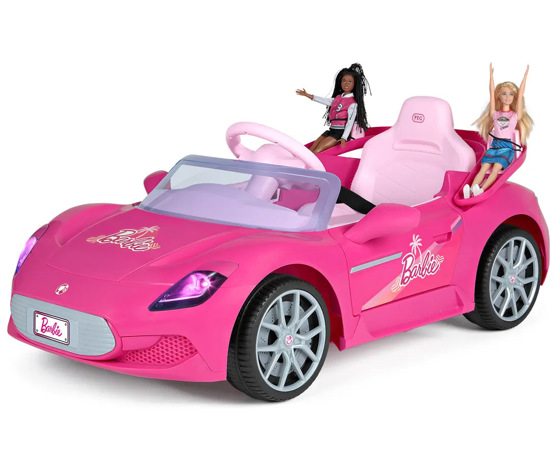 Peg Perego Elektroauto Barbie RC mit Fernbedienung, Sound & Licht