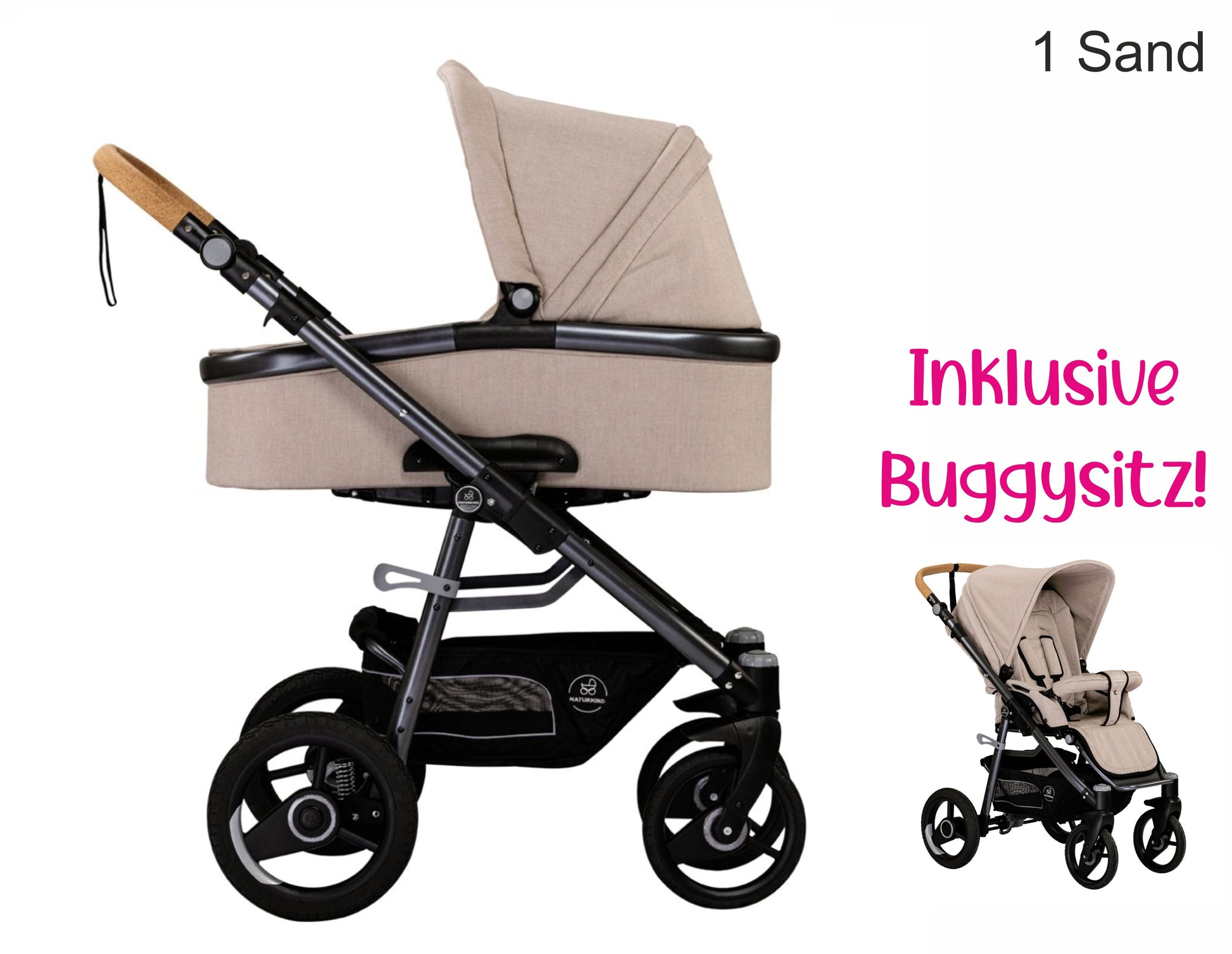 Naturkind Lux Evo 2in1 Kombikinderwagen