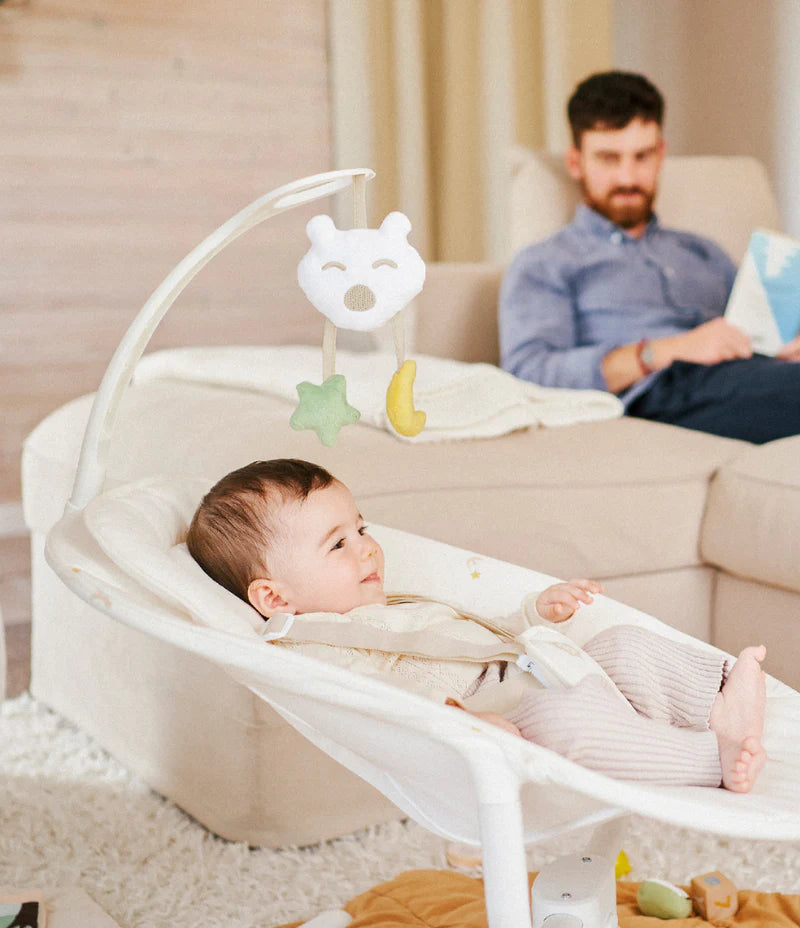Mit Fernbedienung! Babymoov Wippe/Schaukel/Wiege ferngesteuert Badabulle