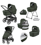 Peg Perego Veloce TC Kombikinderwagen (neue Version) inkl. Home Stand, Wanne &  Sportsitz