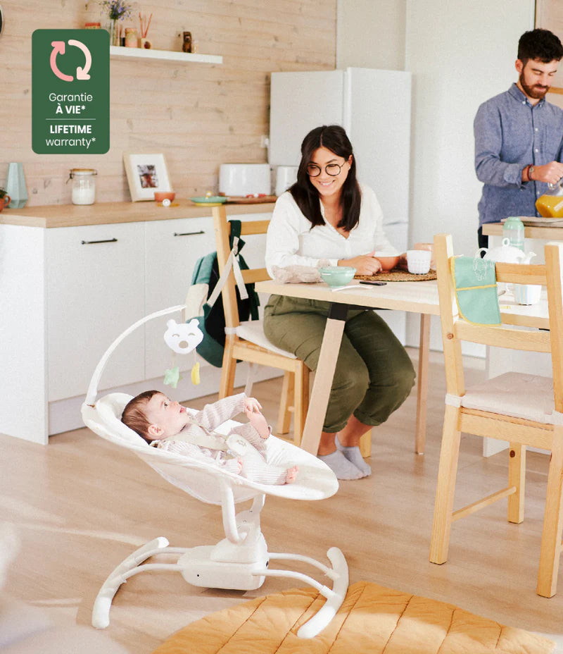 Mit Fernbedienung! Babymoov Wippe/Schaukel/Wiege ferngesteuert Badabulle