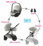 Kombikinderwagen Set 5in1 Britax Römer Smile 5Z + Baby-Safe Pro + Adapter | Bundle