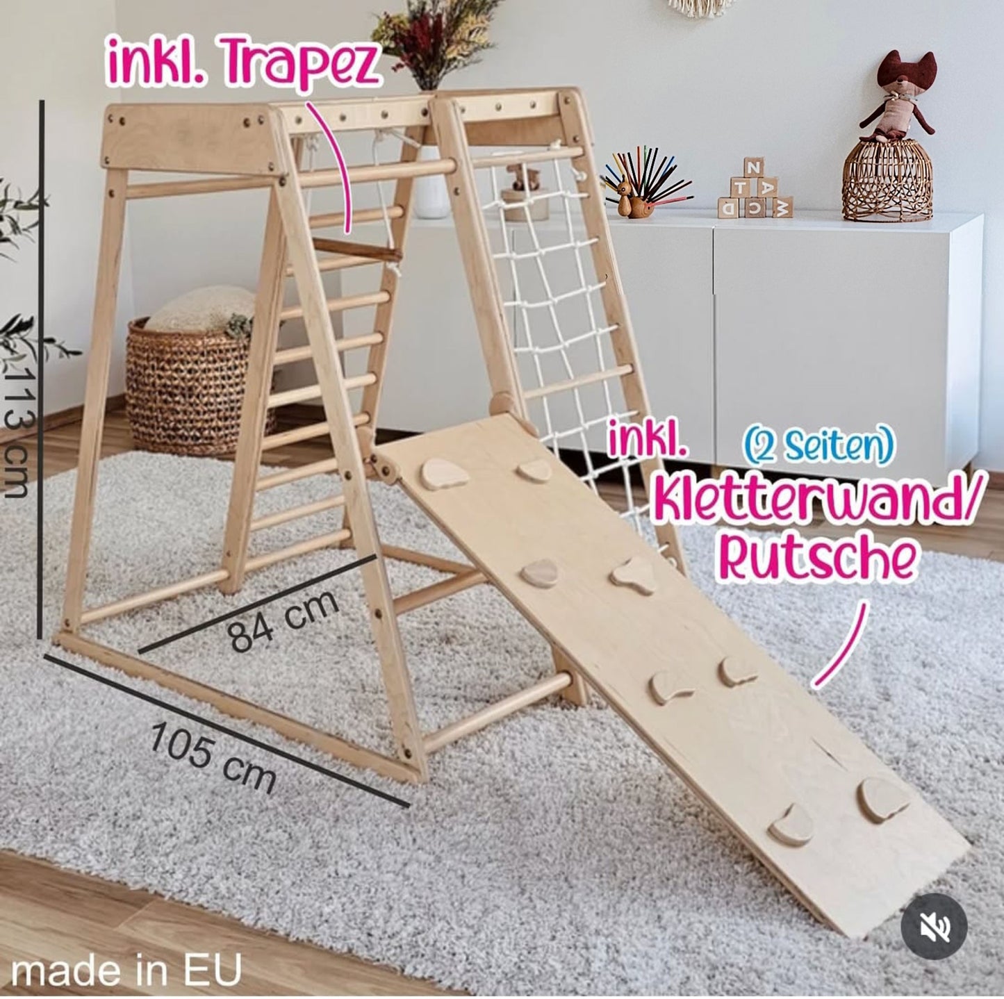 Kidwood heißt jetzt CLIFF - 6 in 1 Klettergerüst Compact