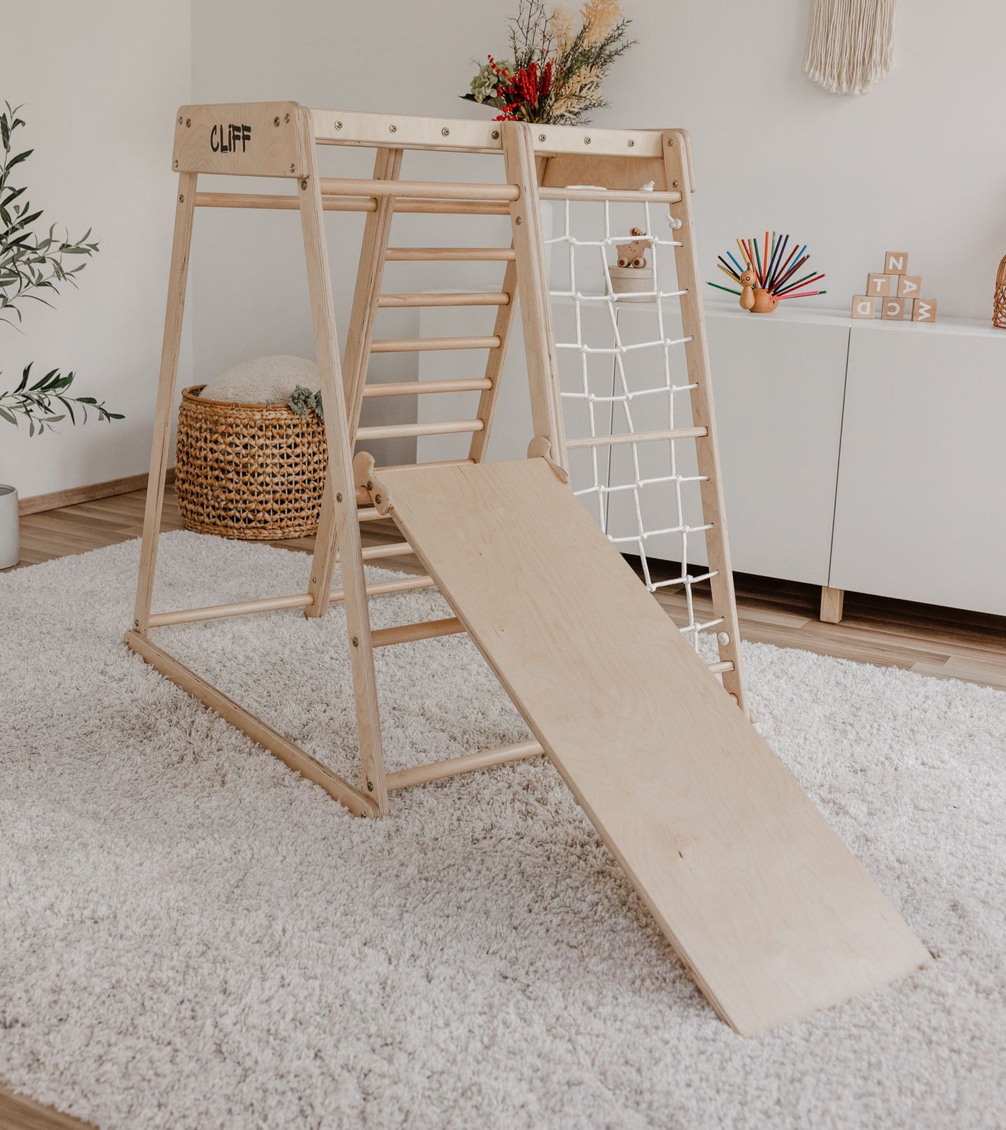 Kidwood heißt jetzt CLIFF - 6 in 1 Klettergerüst Compact