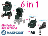 Maxi-Cosi Set 6 in 1 Bundle | Fame + Buggysitz + Pebble 360 Pro2 + FamilyFix 360 Pro +  Adapter