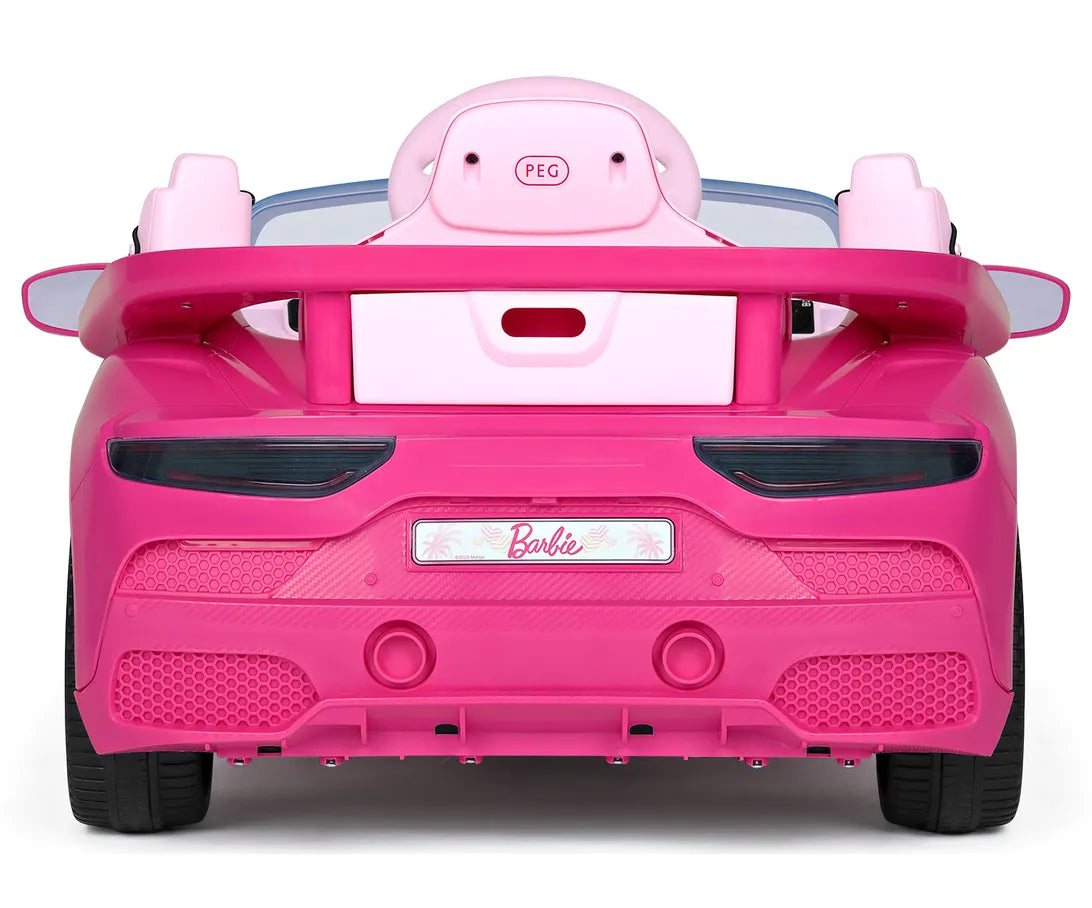 Peg Perego Elektroauto Barbie RC mit Fernbedienung, Sound & Licht