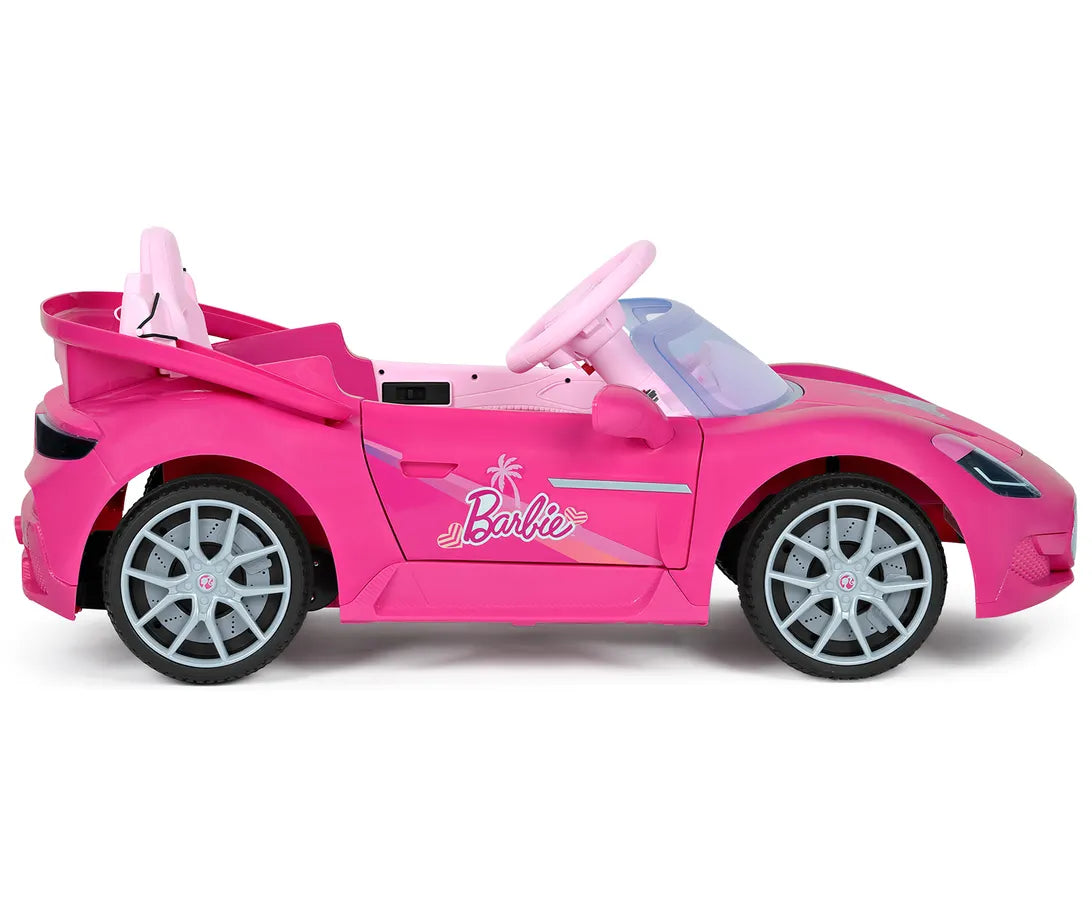 Peg Perego Elektroauto Barbie RC mit Fernbedienung, Sound & Licht