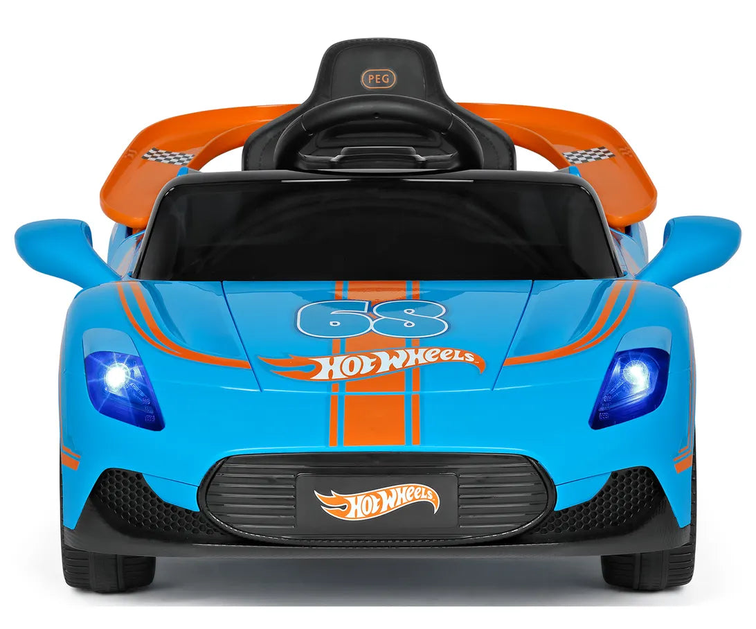 Peg Perego Elektroauto Hot Wheels RC mit Fernbedienung Sound & Licht