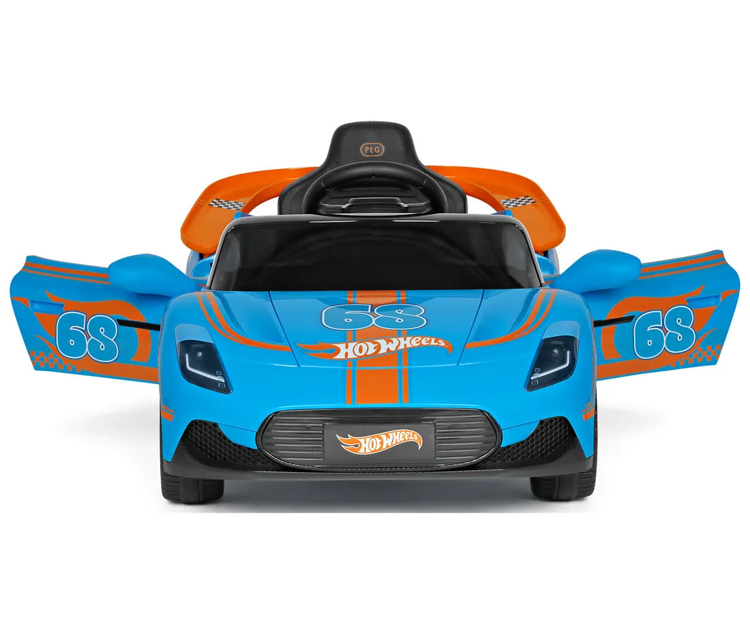 Peg Perego Elektroauto Hot Wheels RC mit Fernbedienung Sound & Licht