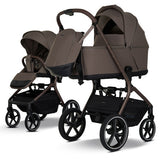 My Junior Mavi Kinderwagen, Frontansicht, in der Farbe Mocca Brown