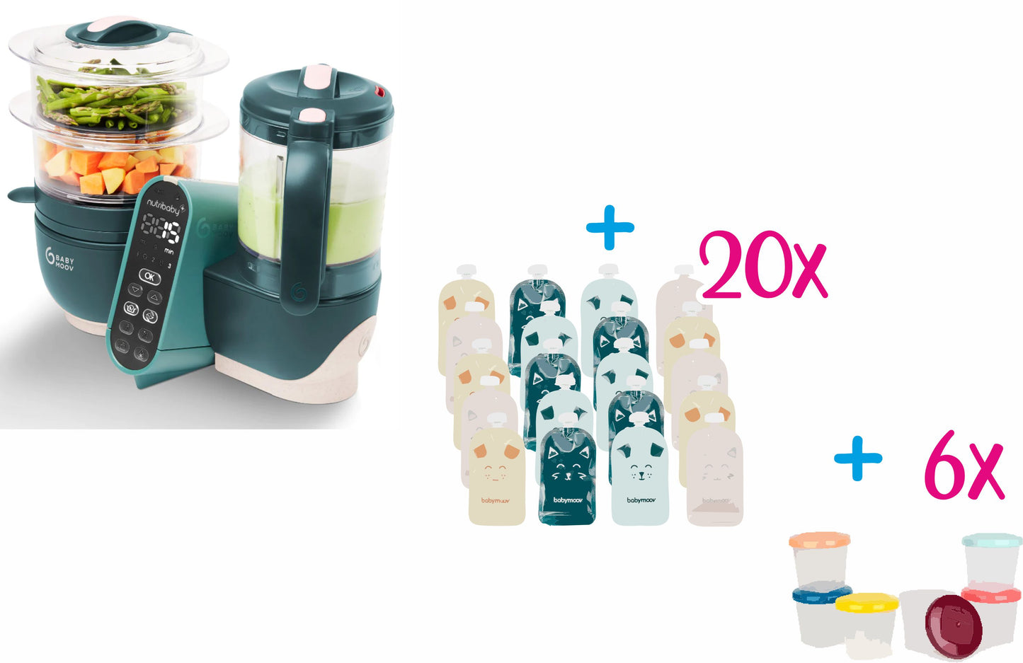 Babymoov Nutribaby+ Opal | XXL Set!