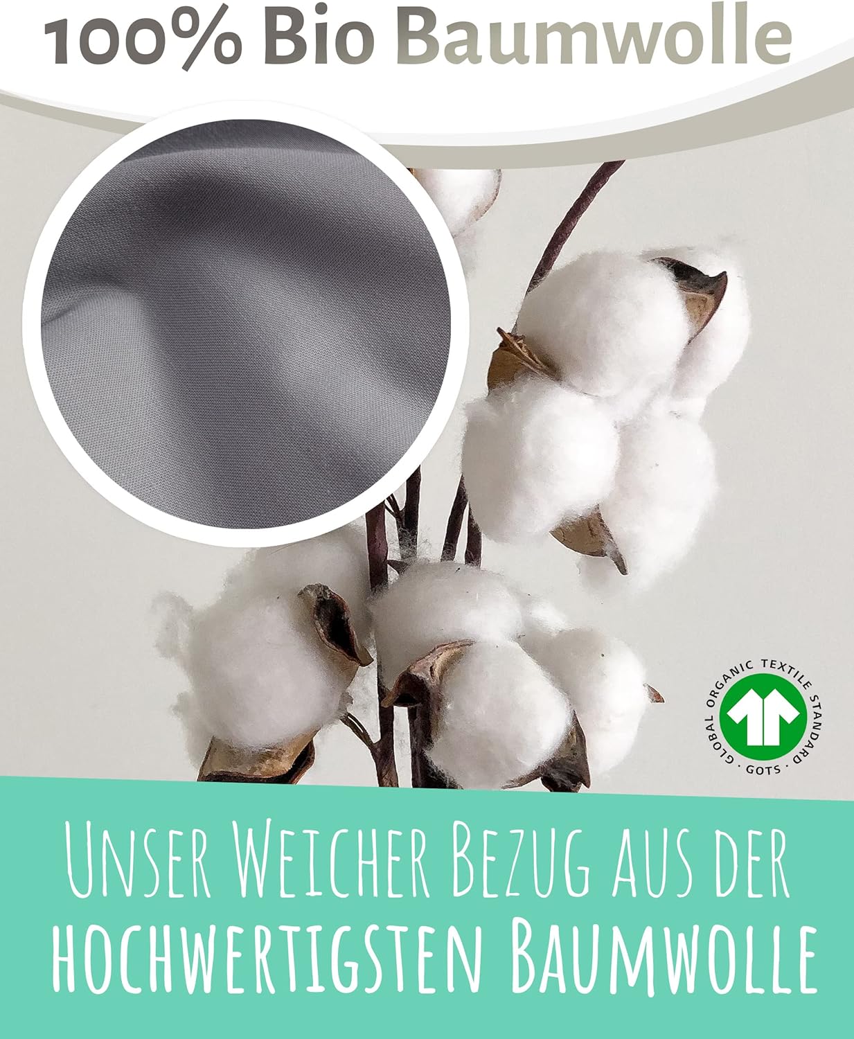 pic Bear Stillkissen Premium | XXL 190cm | made in Germany