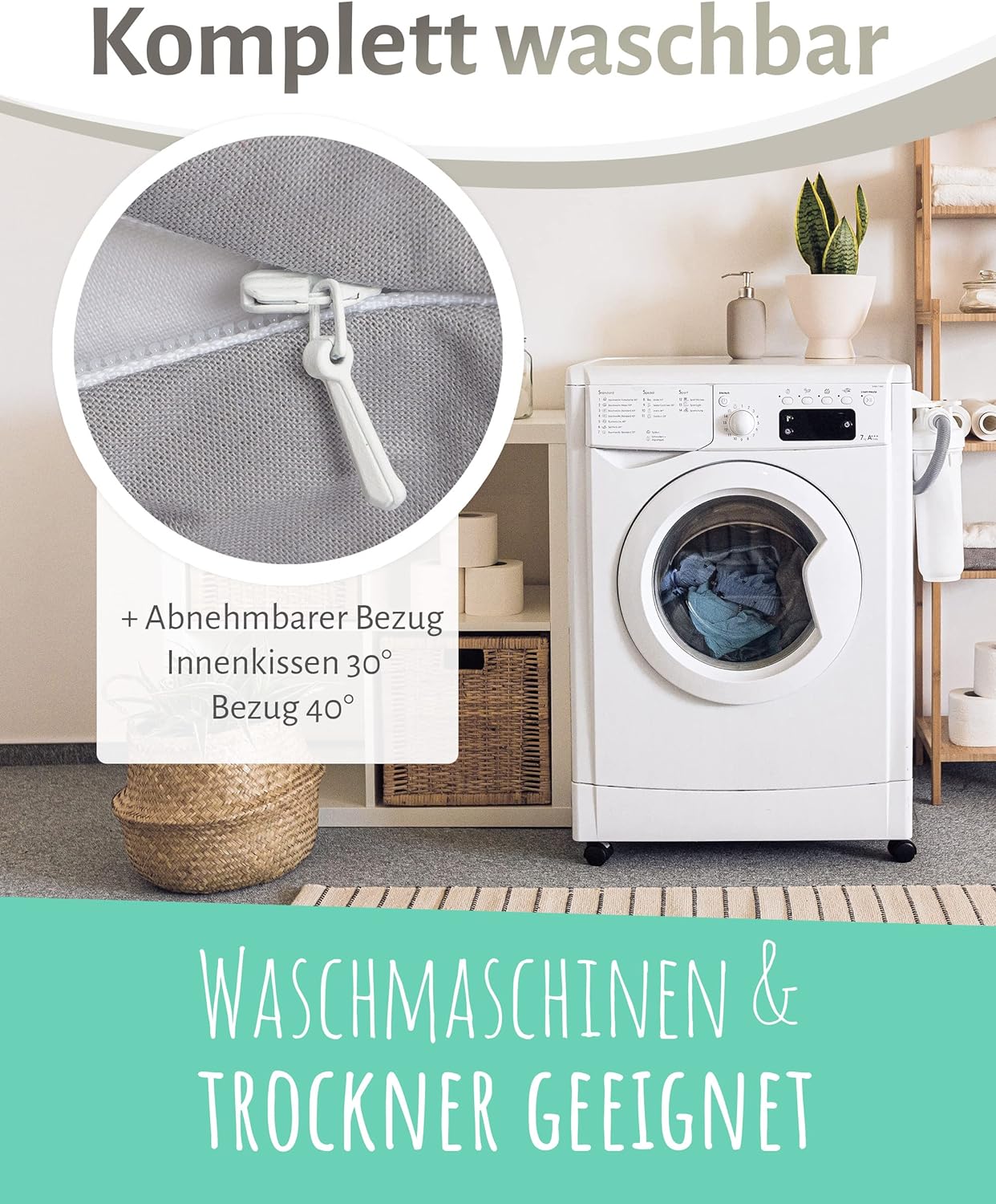 pic Bear Stillkissen Premium | XXL 190cm | made in Germany