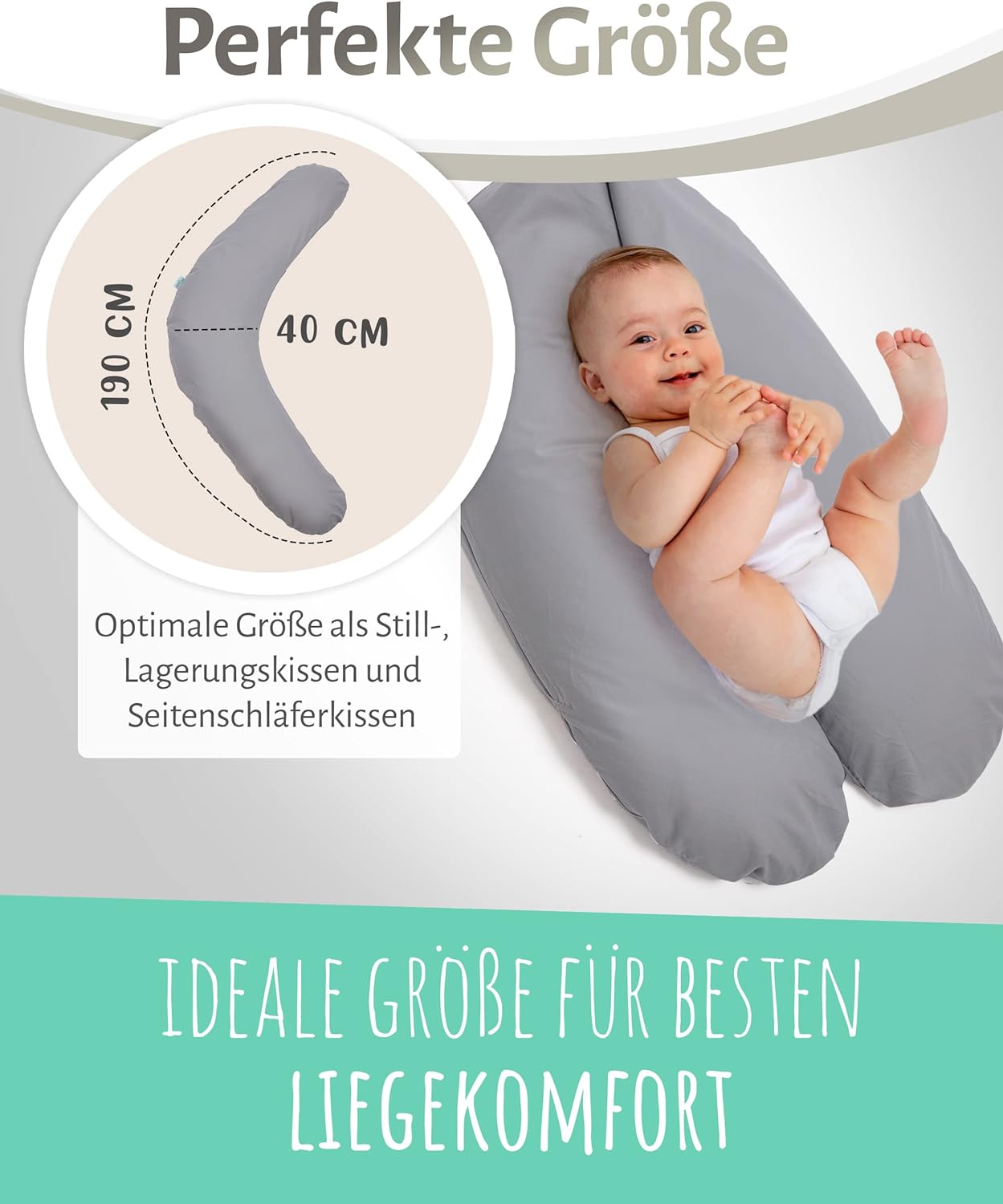 pic Bear Stillkissen Pemium | XXL 190cm | made in Germany