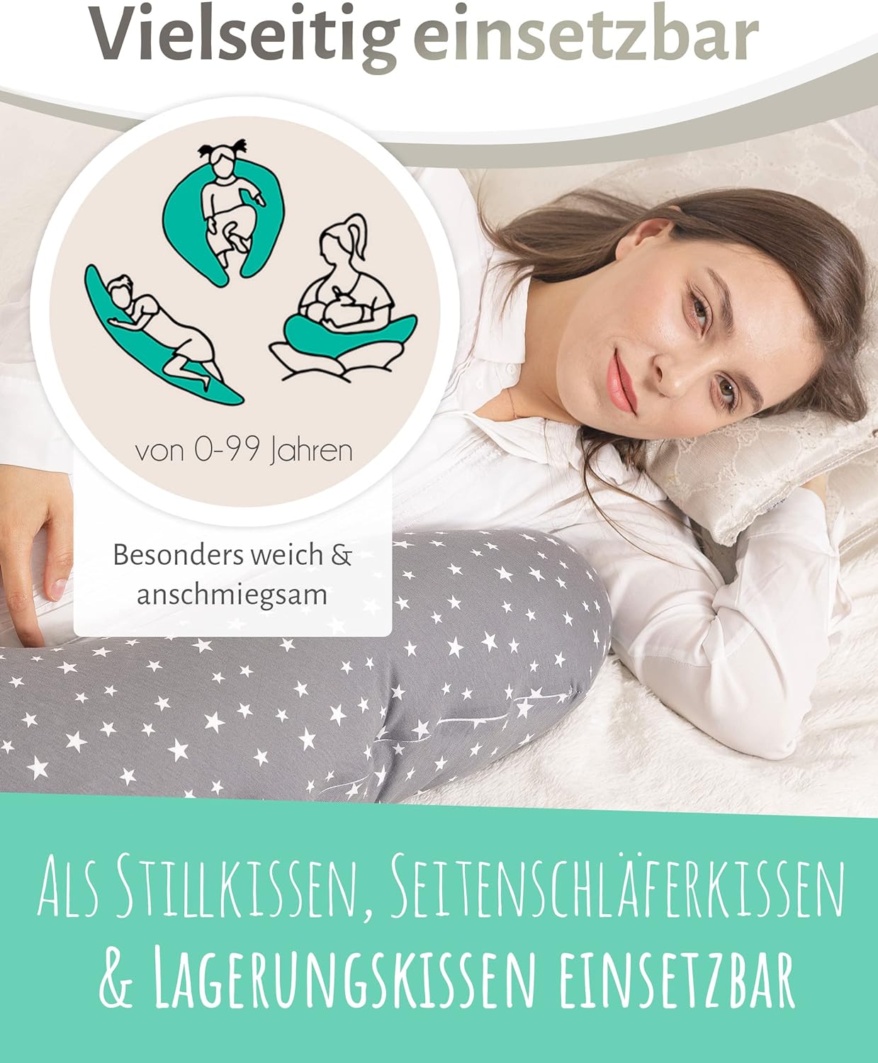 pic Bear Stillkissen Pemium | XXL 190cm | made in Germany