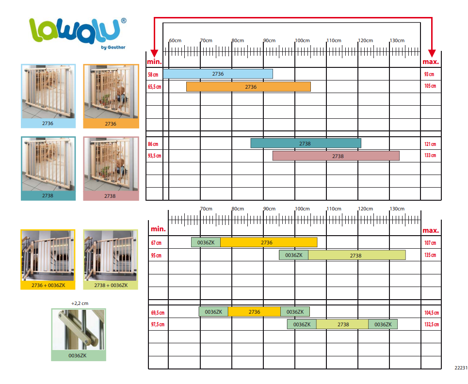 Geuther 2736+ (neue Version) | 58 - 105cm