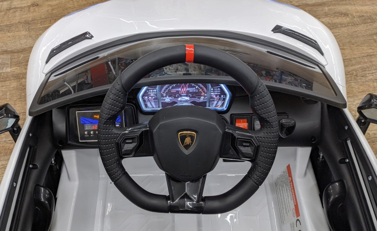 Lamborghini Aventador SVJ weiß - mit Fernbedienung